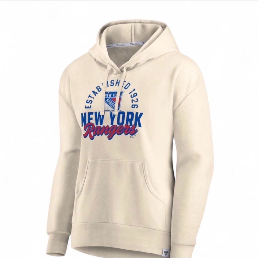 Fanatics New York Rangers Cream Sweatshirt